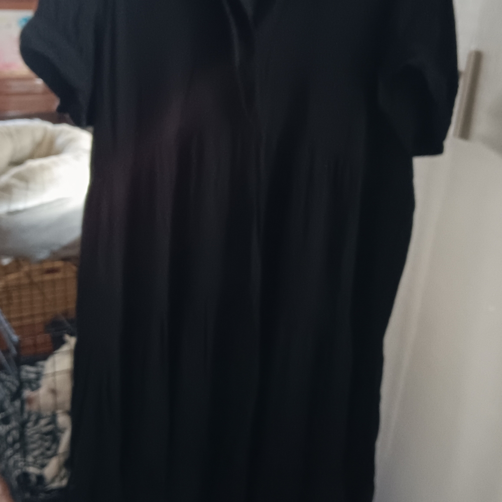 Elegant Black Midi Dress for Women